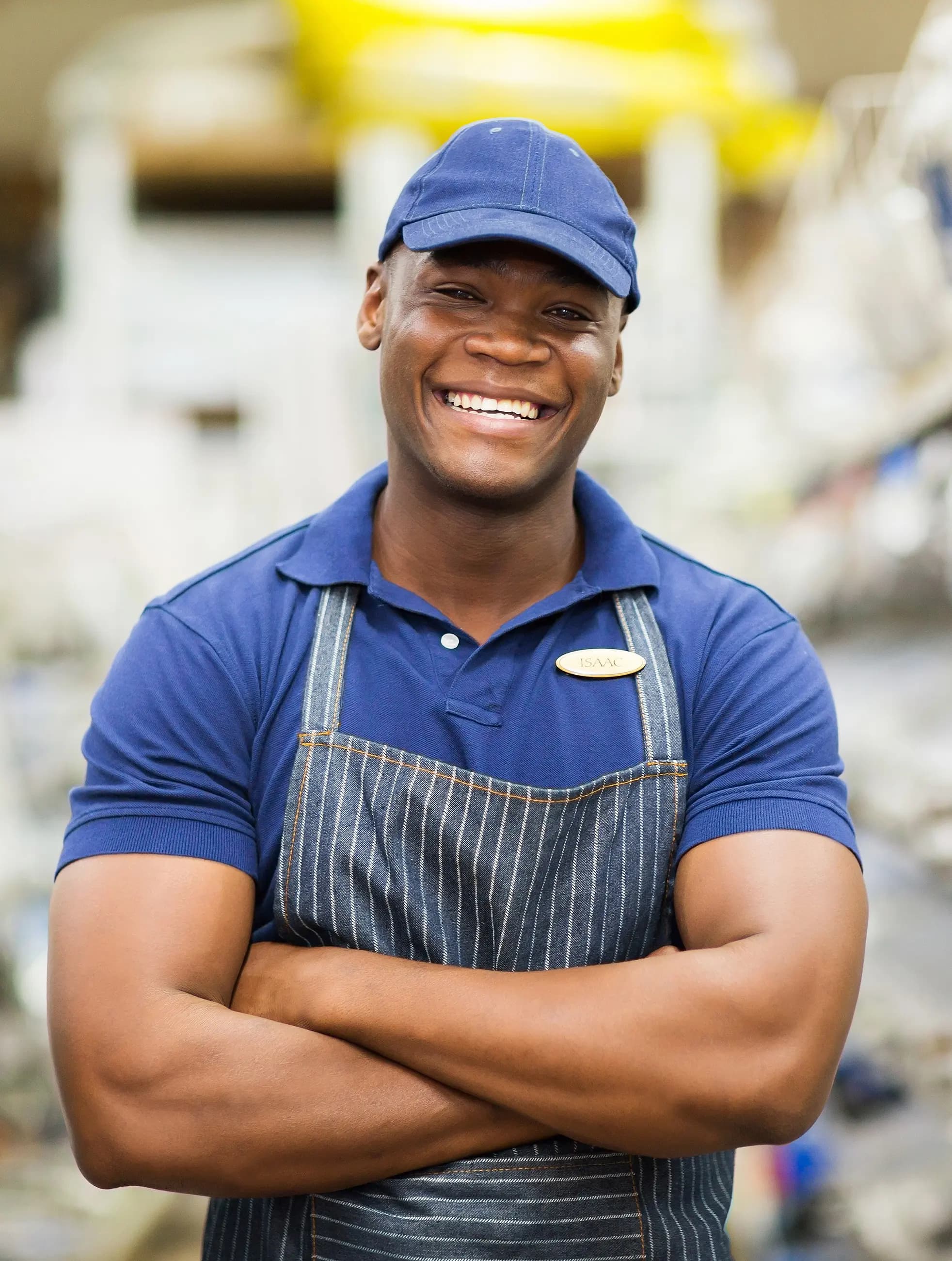 man working in a store